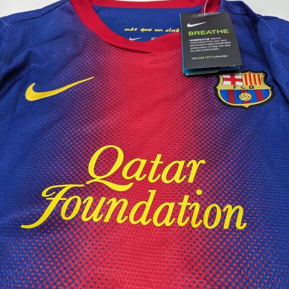 Messi #10 FC Barcelona 2012/13 Home Nike Youth Kit - Picture 5 of 16